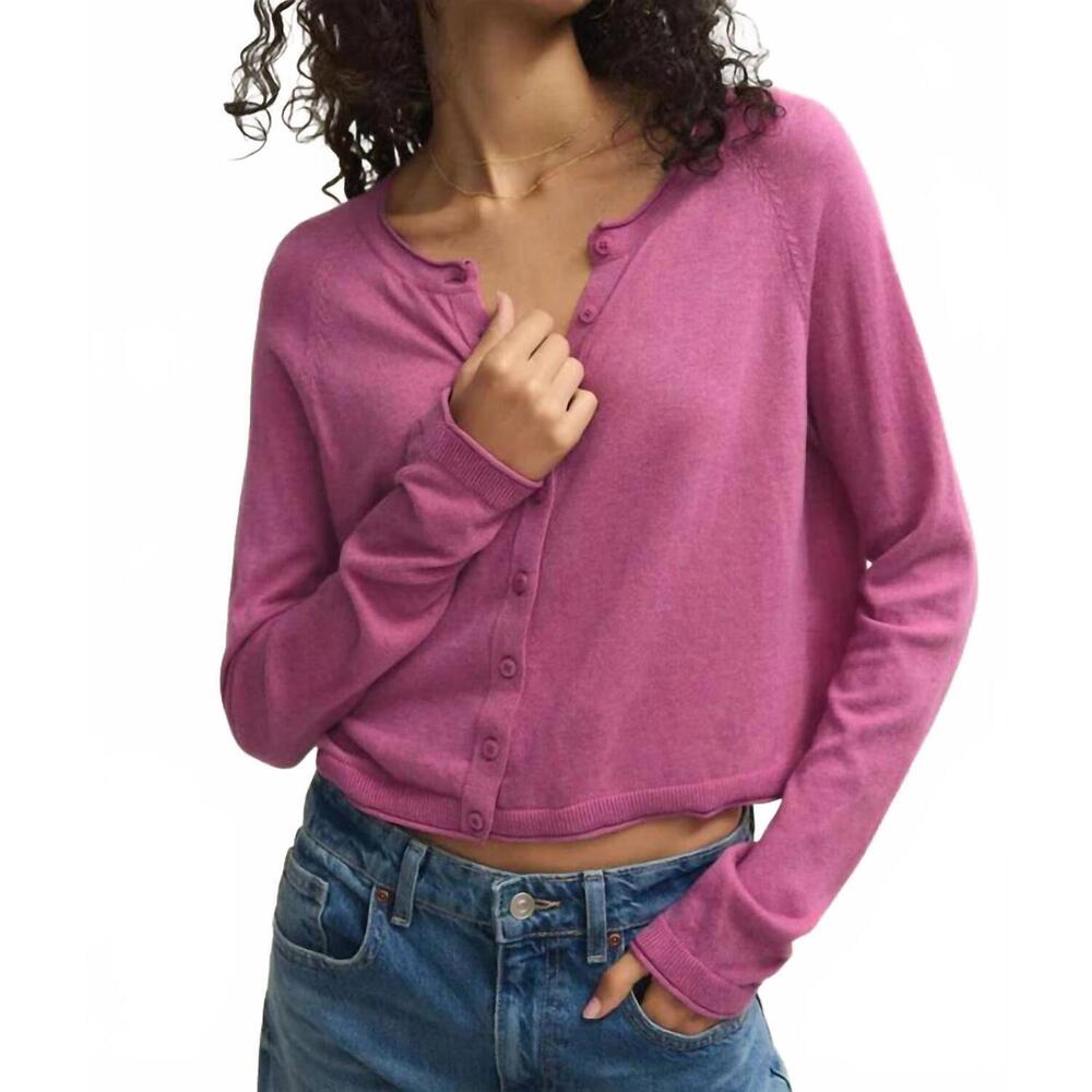 NEW Z SUPPLY perfect layer cardigan in spanish rose - Picture 4 of 4